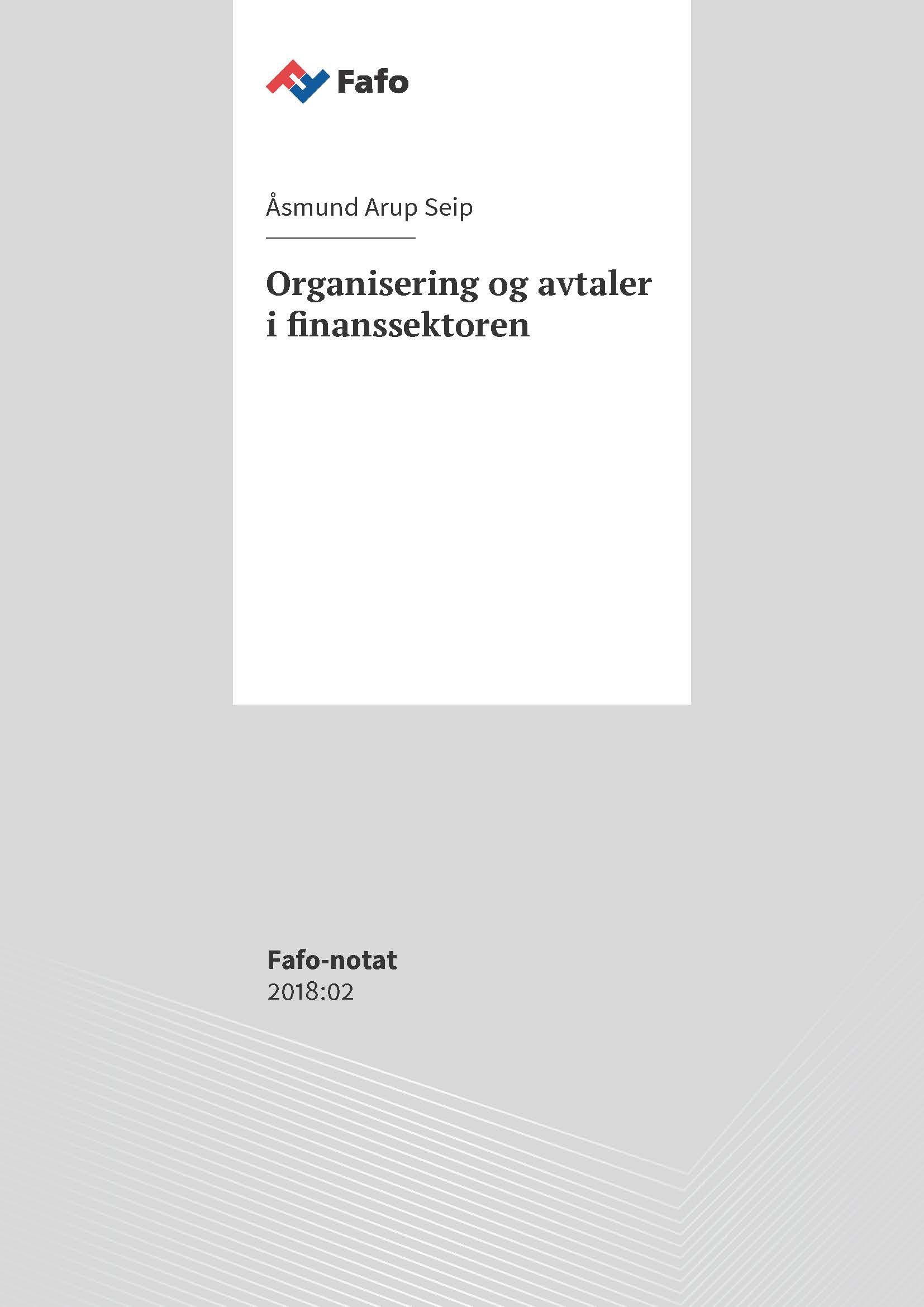 Organisering og avtaler i finanssektoren