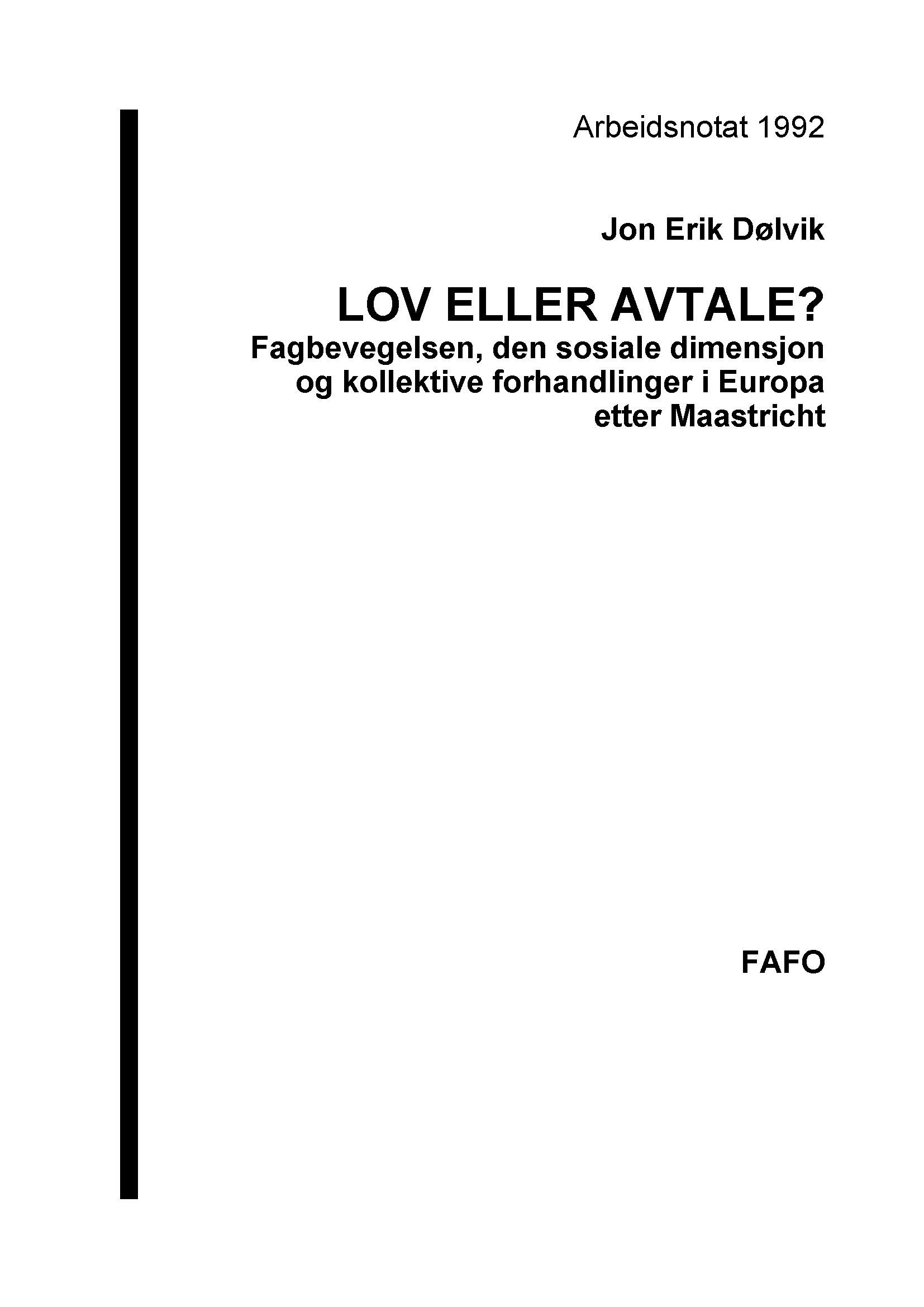 Lov eller avtale