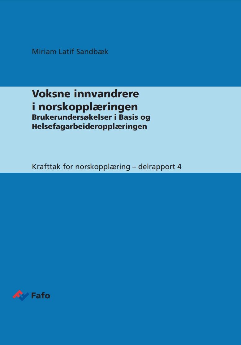 Voksne innvandrere i norskopplæringen