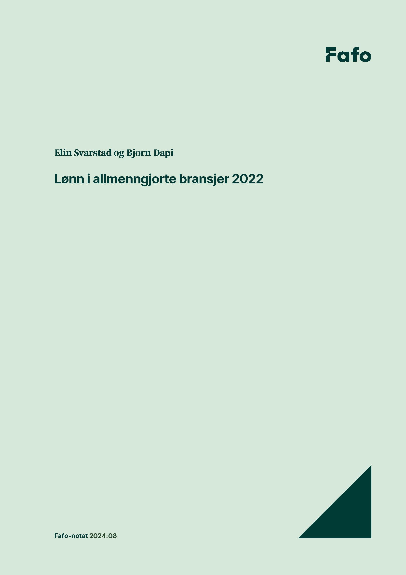 Lønn i allmenngjorte bransjer 2022