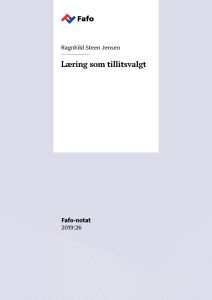 Læring som tillitsvalgt