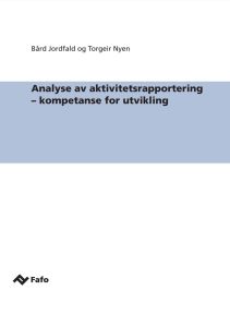 Analyse av aktivitetsrapportering 2006 - kompetanse for utvikling