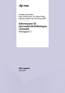 Informasjon til innvandrerbefolkningen i krisetid