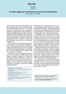 LO-tillitsvalgtpanel: Samarbeid om psykososialt arbeidsmiljø