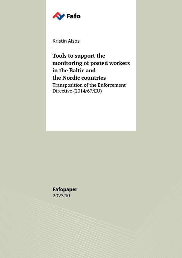 Tools to support the monitoring of posted workers in the Baltic and the Nordic countries
