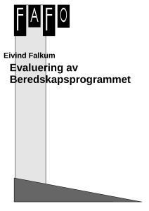 Evaluering av Beredskapsprogrammet