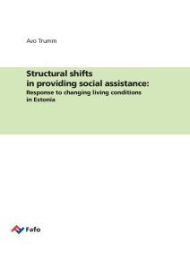 Structural shifts in providing social assistance: