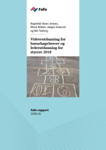 Videreutdanning for barnehagelærere og lederutdanning for styrere 2018