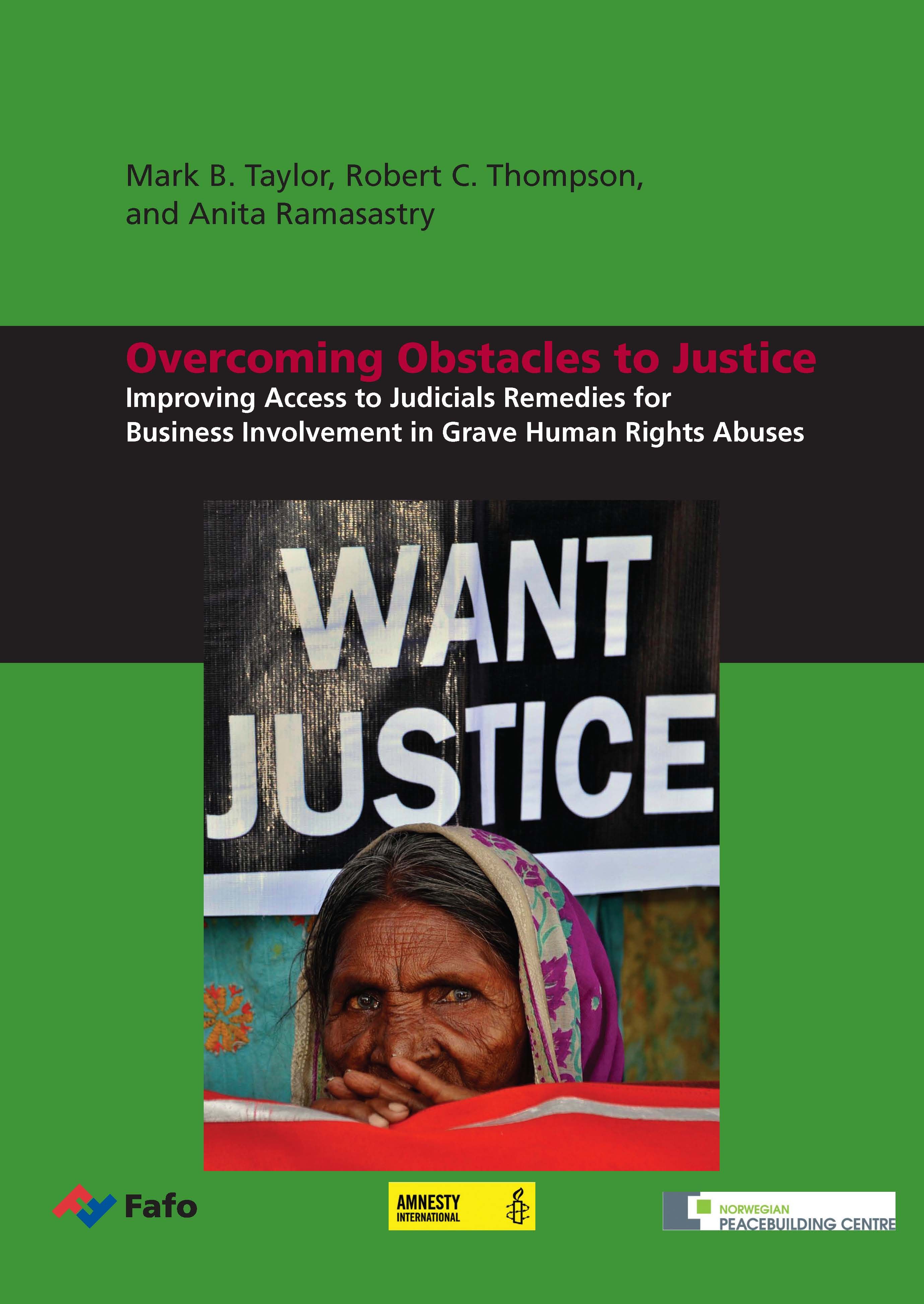 Overcoming Obstacles to Justice