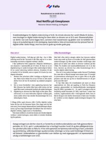 Med Netflix på timeplanen