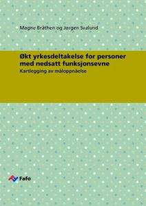 Økt yrkesdeltakelse for personer med nedsatt funksjonsevne