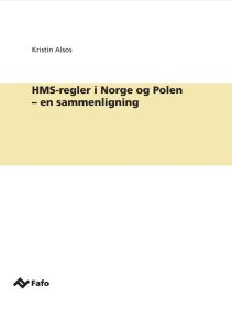 HMS-regler i Norge og Polen – en sammenligning