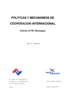 Politicas y mecanismos de cooperacion internacional