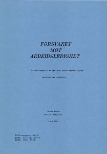 Forsvaret mot arbeidsledighet