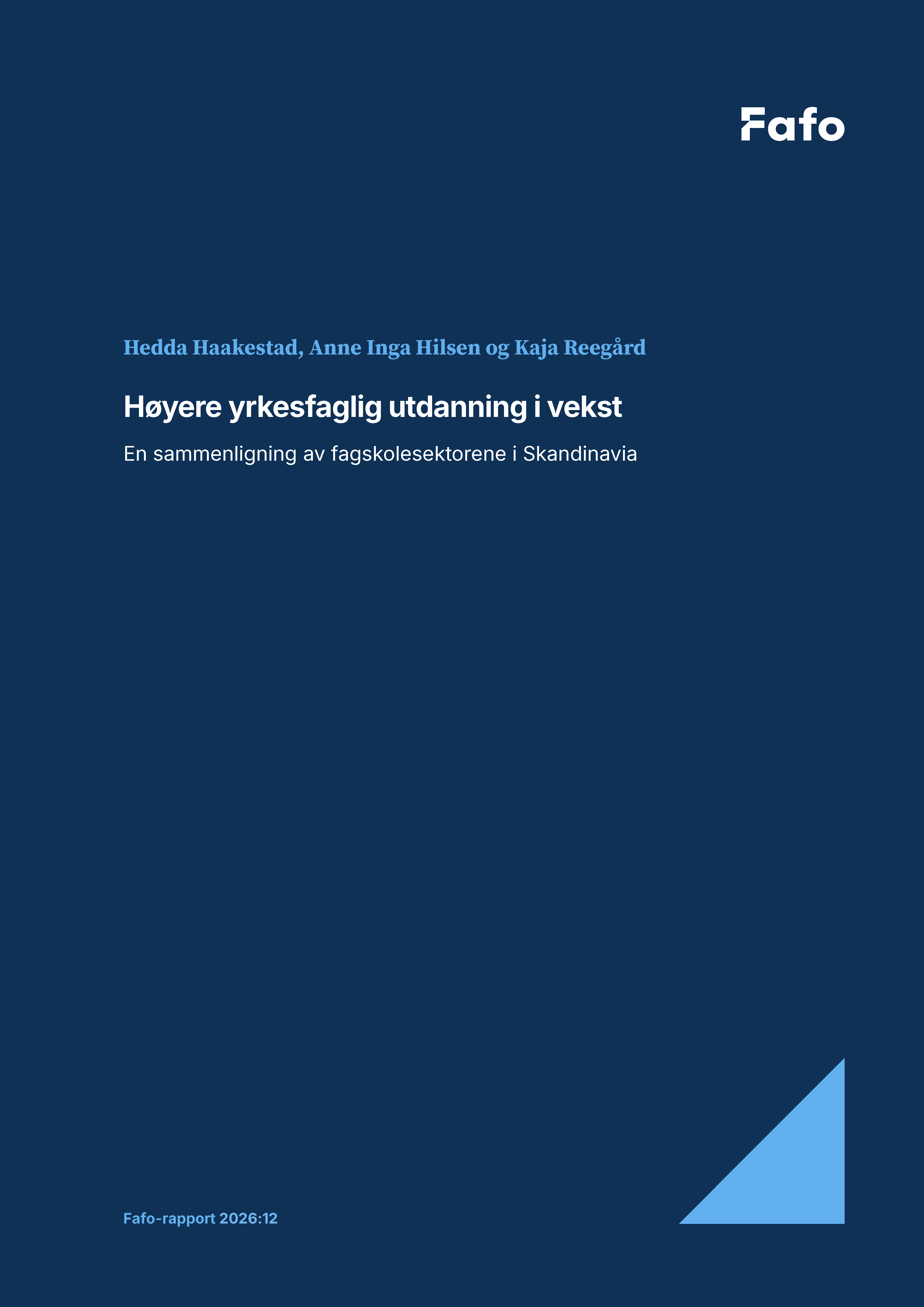 Høyere yrkesfaglig utdanning i vekst