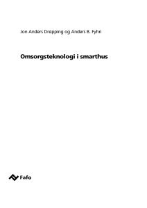 Omsorgsteknologi i smarthus