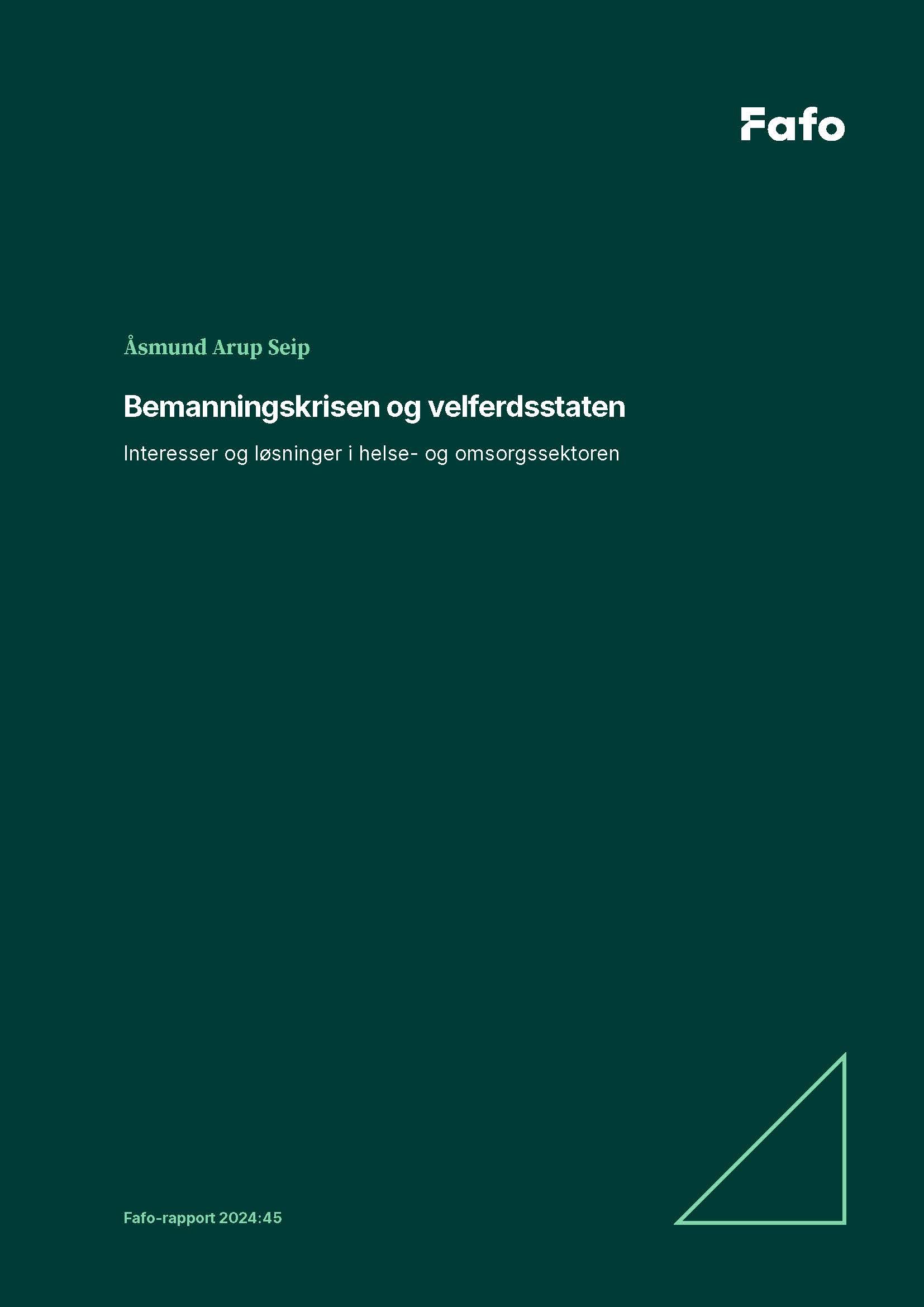 Bemanningskrisen og velferdsstaten