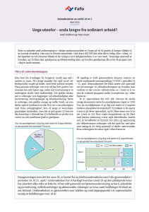 Unge utenfor – enda lengre fra ordinært arbeid?