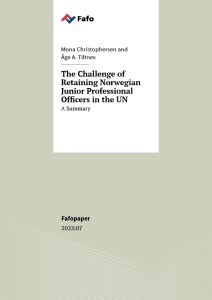 The Challenge of Retaining Norwegian Junior Professional Officers in the UN. A Summary