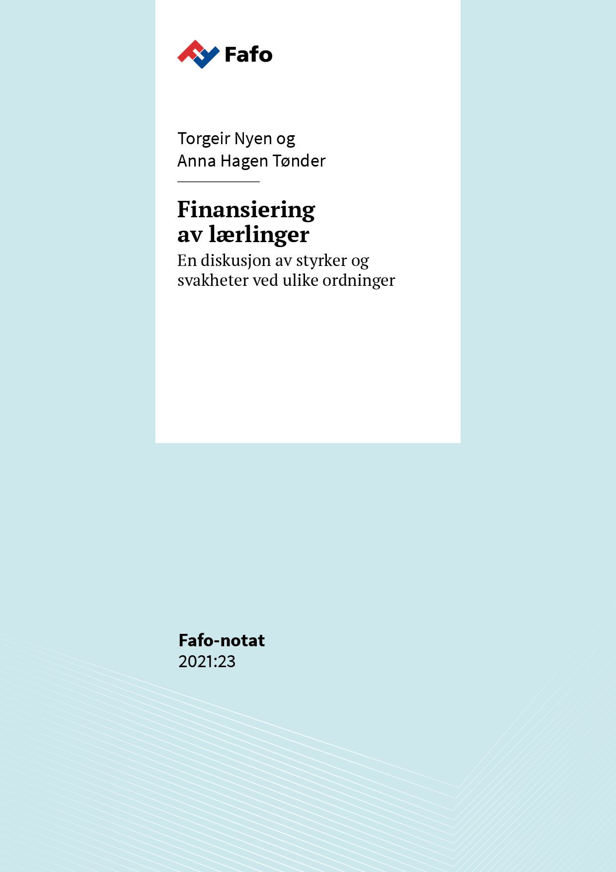 Finansiering av lærlinger