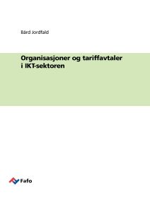 Organisasjoner og tariffavtaler i IKT-sektoren