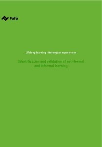 Lifelong learning - Norwegian experiences 2