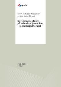 Særtilsynenes tilsyn på arbeidsmiljøområdet  – Sjøfartsdirektoratet