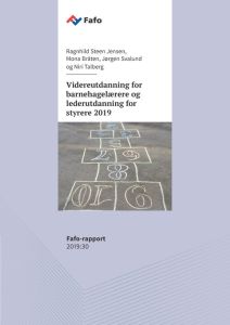 Videreutdanning for barnehagelærere  og lederutdanning for styrere 2019