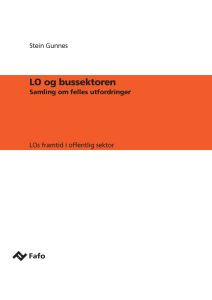 LO og bussektoren