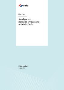 Analyse av Kirkens Bymisjons arbeidstiltak