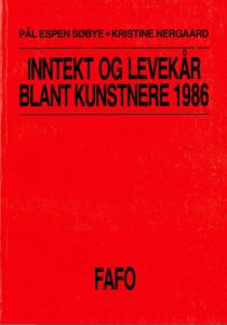Inntekt og levekår blant kunstnere 1986