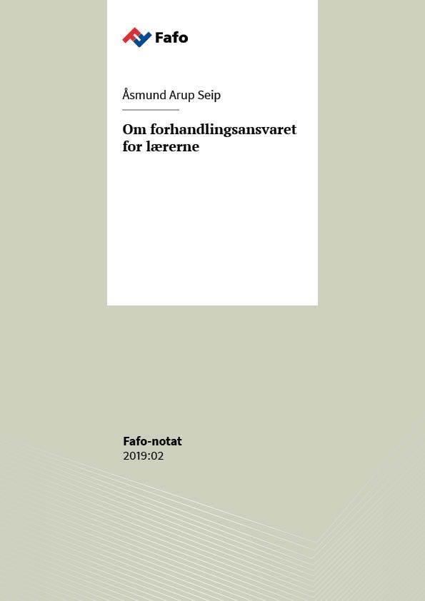 Om forhandlingsansvaret for lærerne