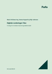 Digitale vurderinger i Nav