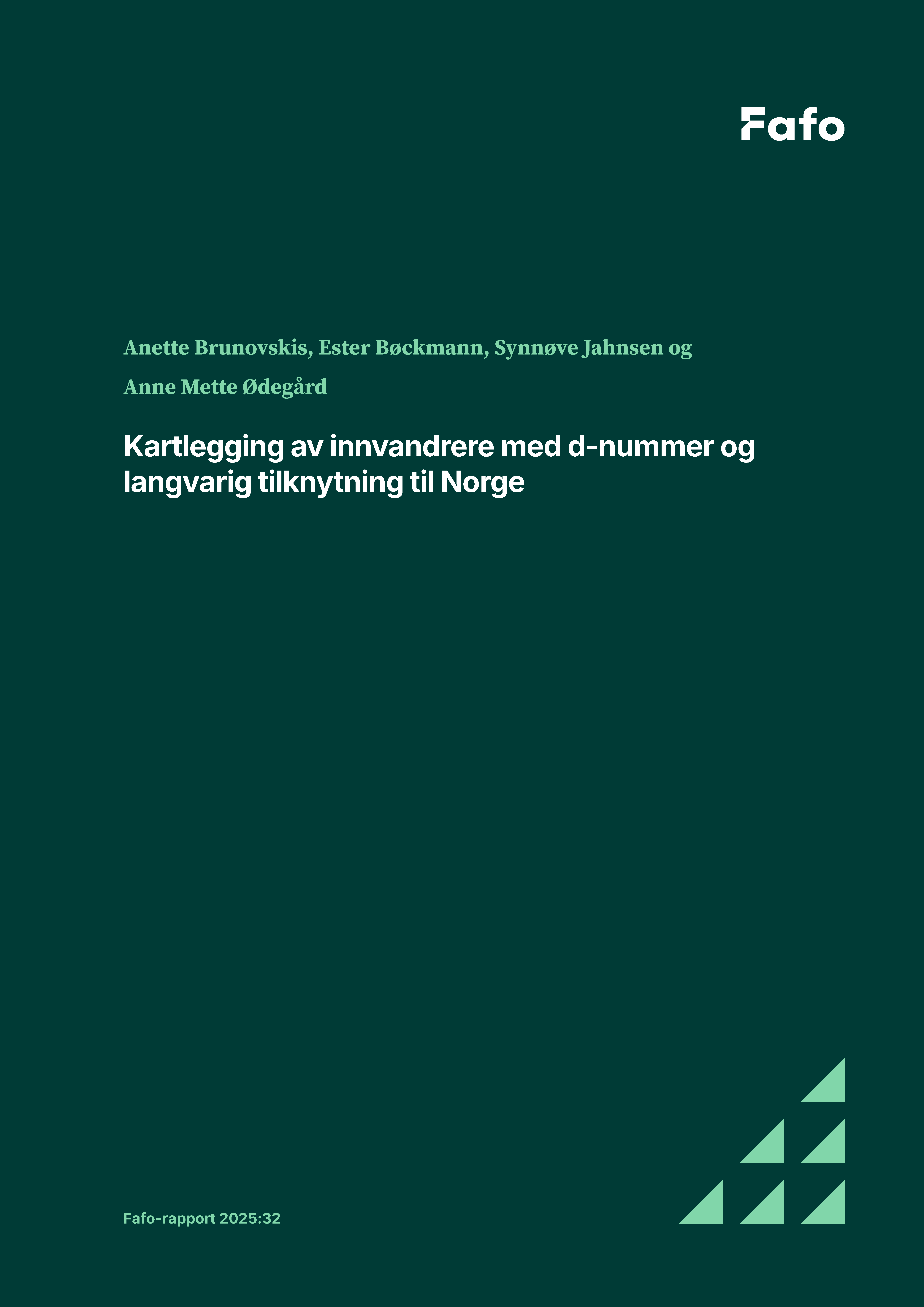Kartlegging av innvandrere med d-nummer og langvarig tilknytning til Norge