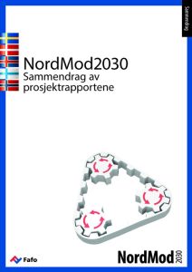 NordMod2030 Sammendrag av prosjektrapportene