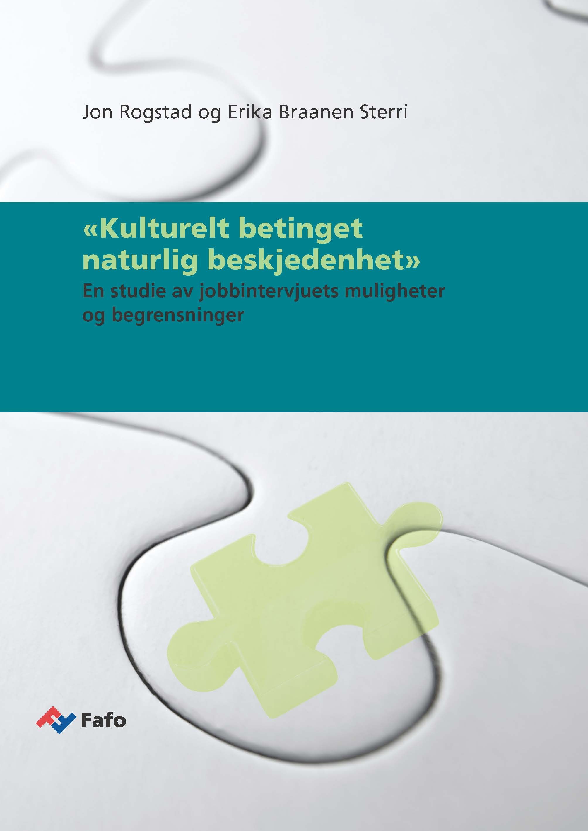 «Kulturelt betinget naturlig beskjedenhet»