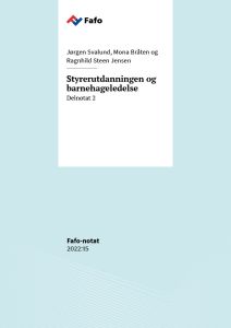 Styrerutdanningen og barnehageledelse