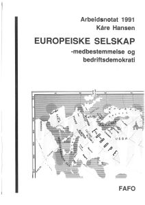 Europeiske selskap