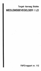 Medlemsbevegelser i LO