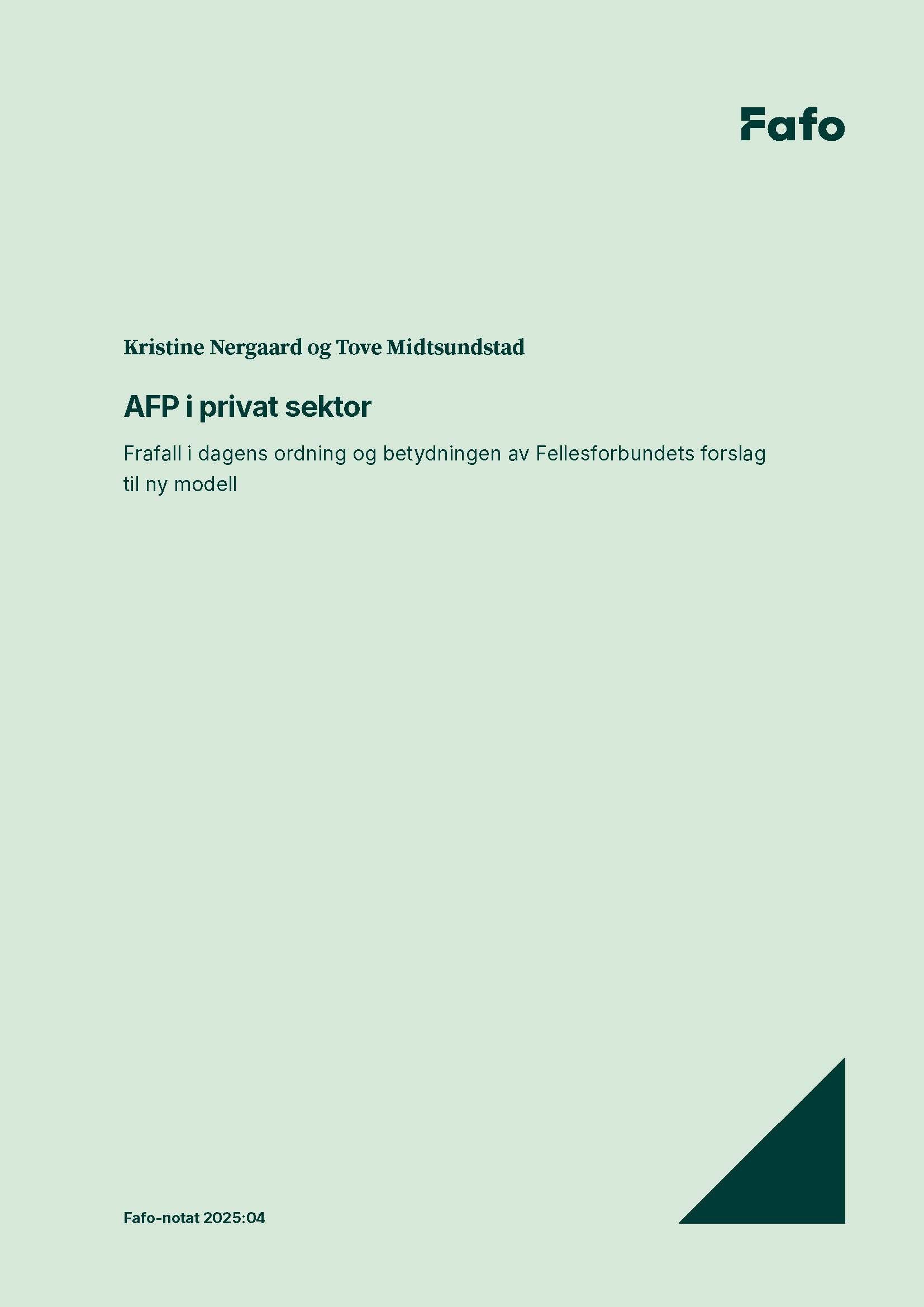 AFP i privat sektor