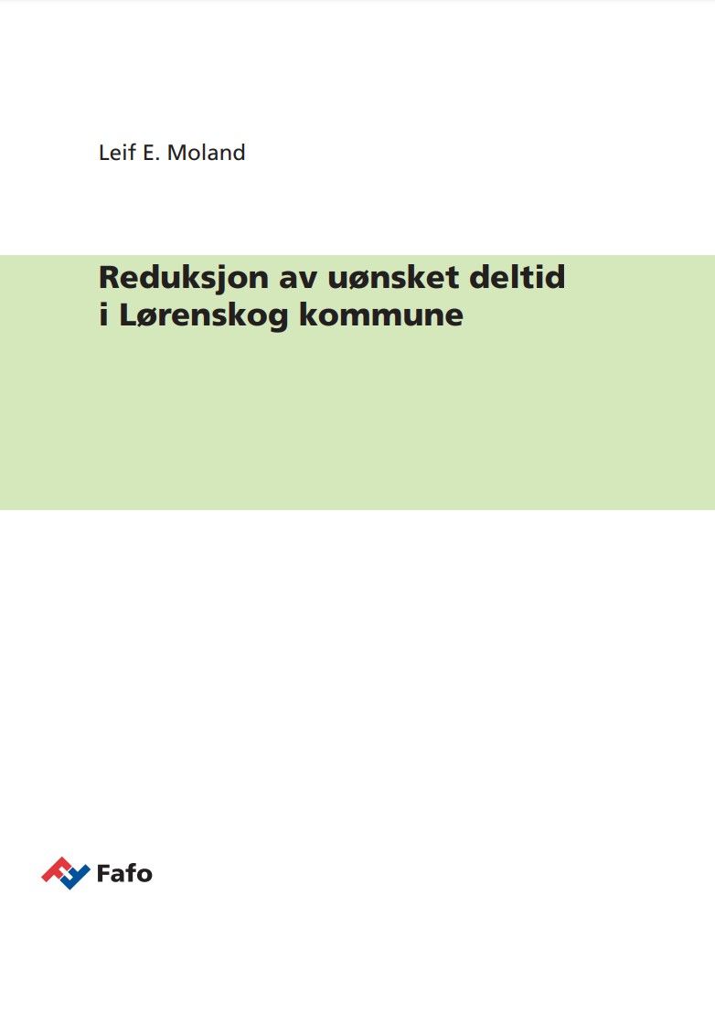 Reduksjon av uønsket deltid i Lørenskog kommune