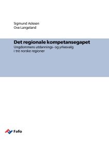 Det regionale kompetansegapet