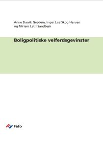 Boligpolitiske velferdsgevinster