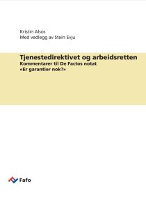 Tjenestedirektivet og arbeidsretten