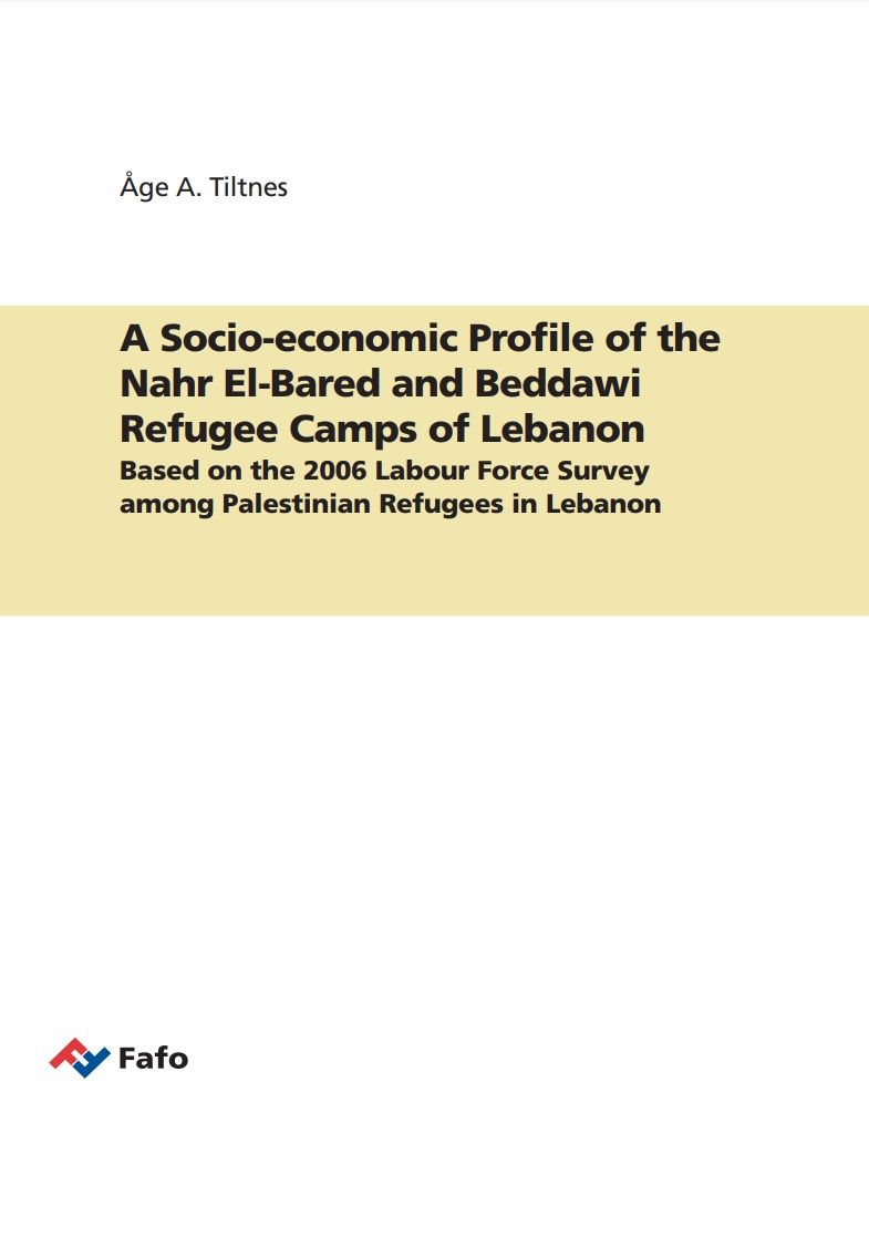 A Socio-economic Profile of the Nahr El-Bared and Beddawi Refugee Camps of Lebanon