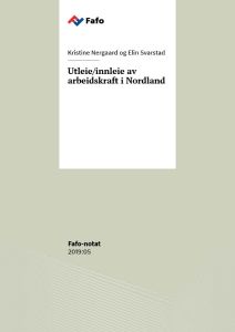 Utleie/innleie av arbeidskraft i Nordland