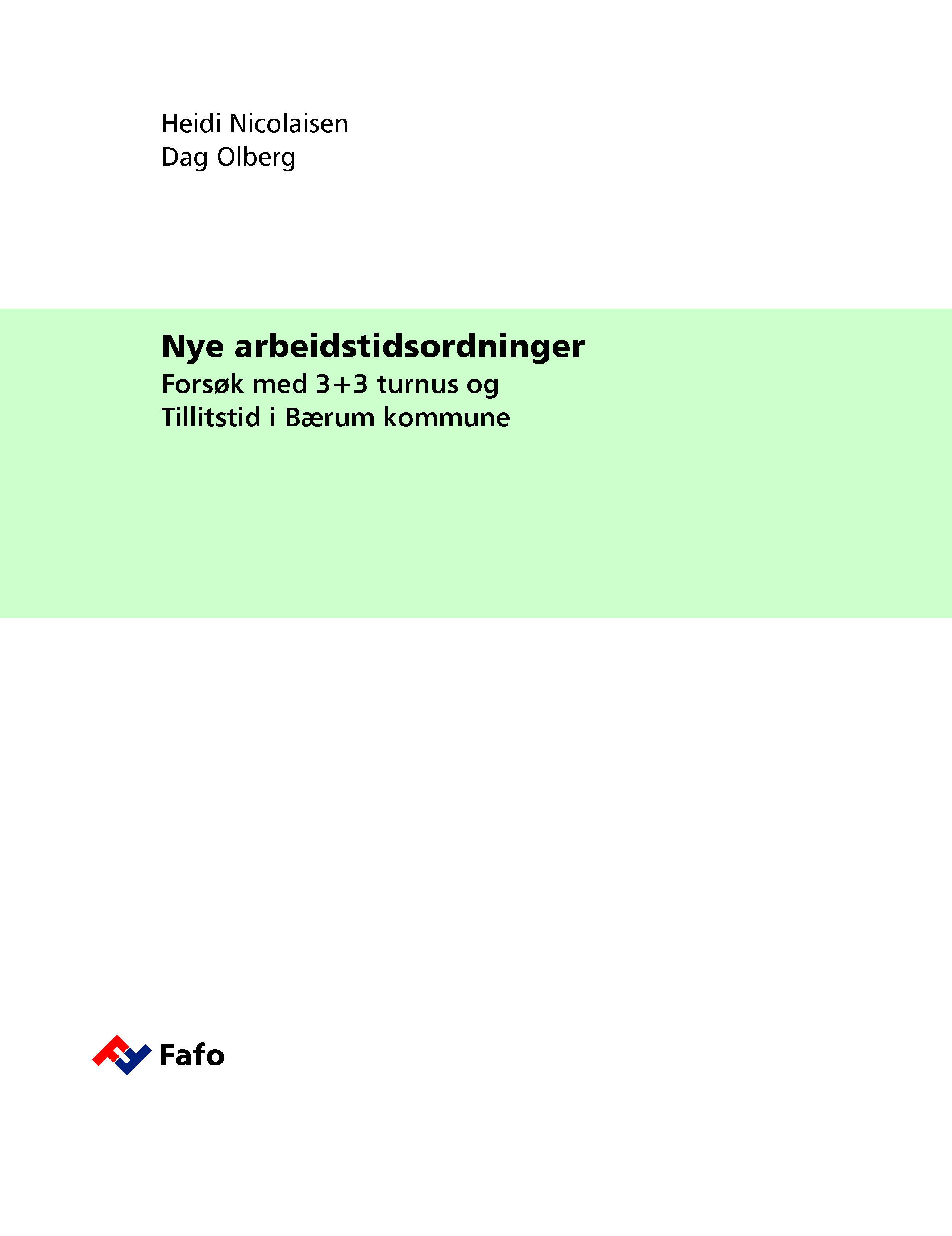 Nye arbeidstidsordninger