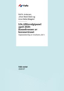 LOs tillitsvalgtpanel april 2020: Konsekvenser av koronaviruset