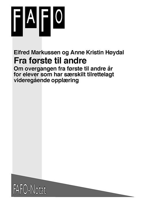 Fra første til andre