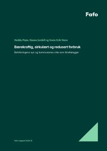 Bærekraftig, sirkulært og redusert forbruk